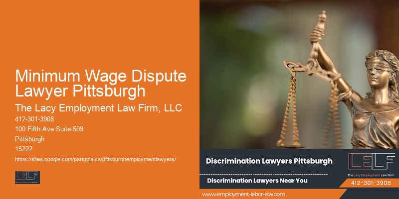 Minimum Wage Dispute Lawyer Pittsburgh