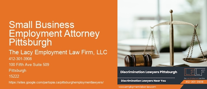 Small Business Employment Attorney Pittsburgh