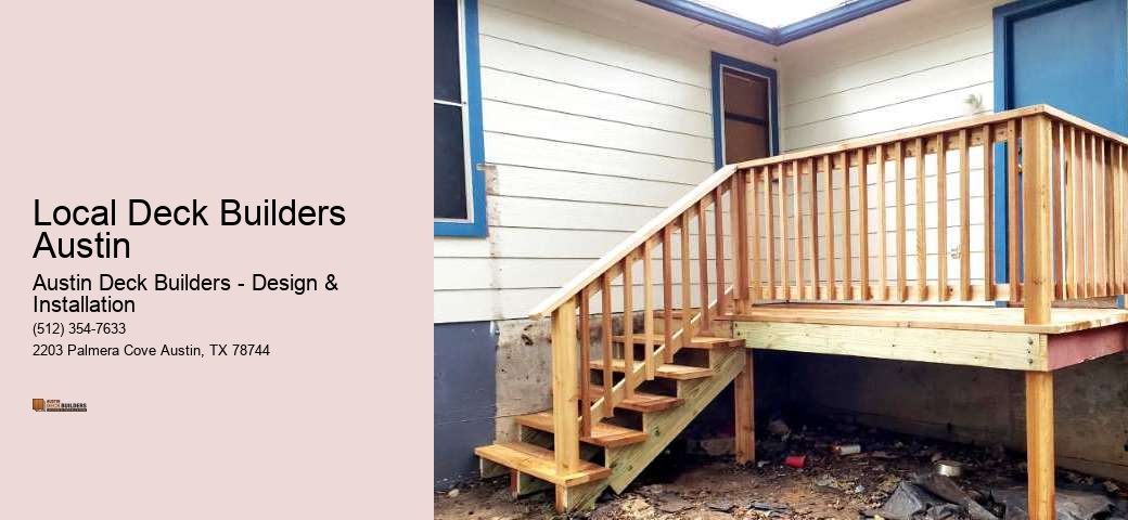 Local Deck Builders Austin 