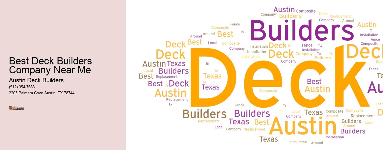 Best Deck Builders Company Near Me
