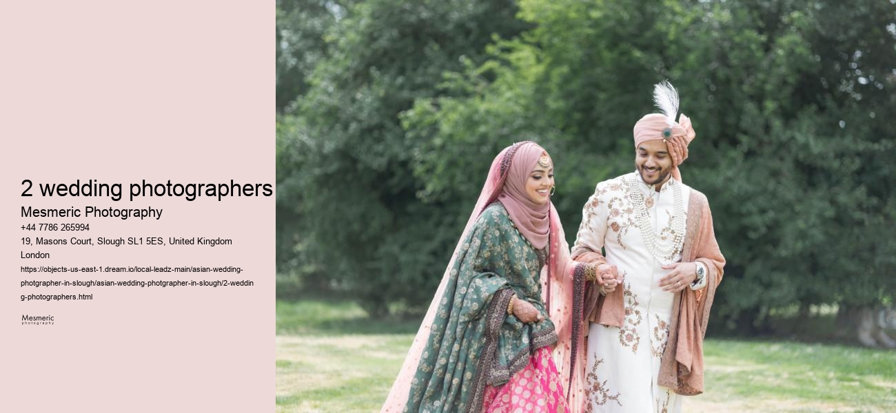 2 wedding photographers