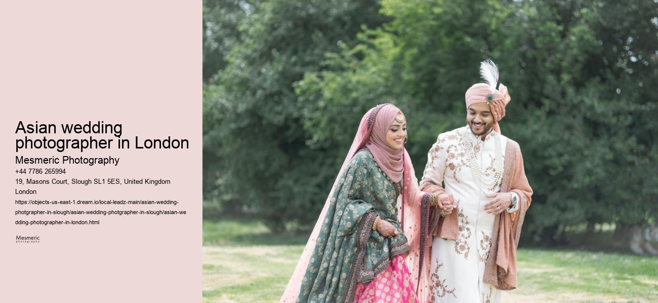 Asian wedding photographer in London