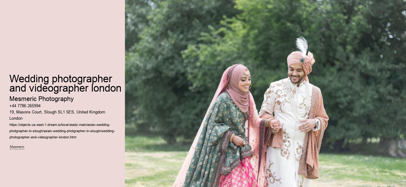 wedding photographer and videographer london