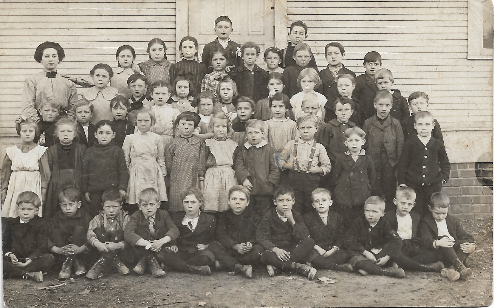 School Photo from Chauncey, Ohio area, early 1900's. · Athens County