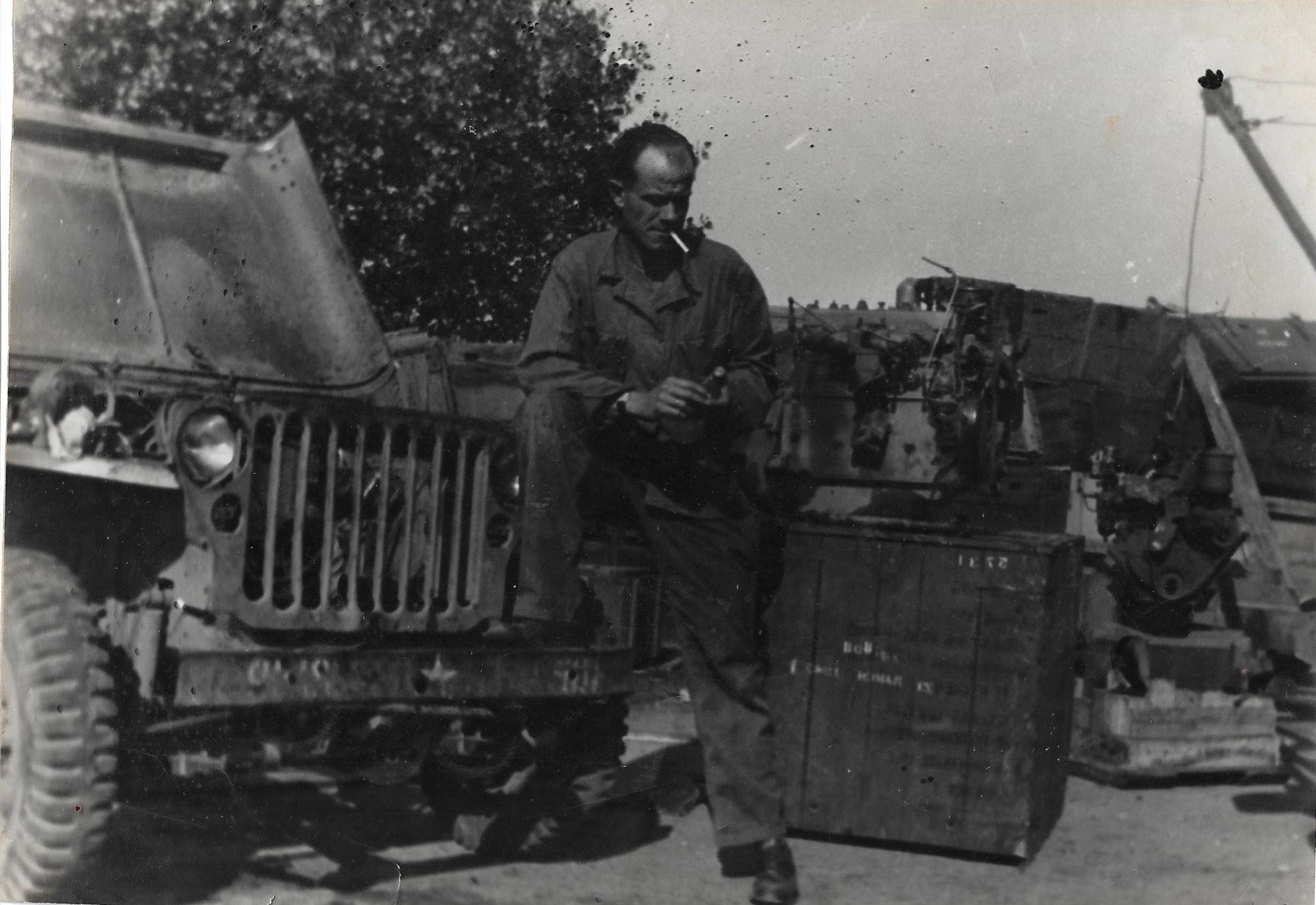 Photo of Tom Dew of Chauncey, Ohio WWII era 1940's · Omeka