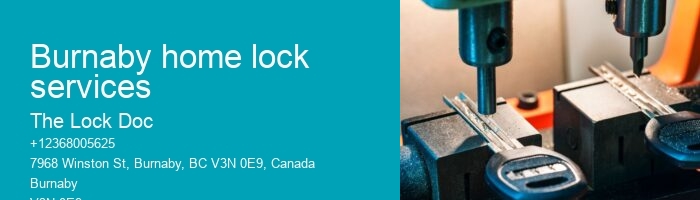 Burnaby home lock services