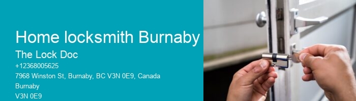 Home locksmith Burnaby