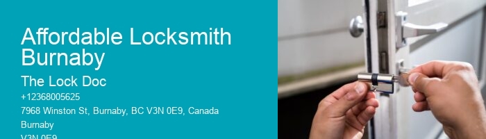 Affordable Locksmith Burnaby
