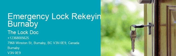 Emergency Lock Rekeying Burnaby