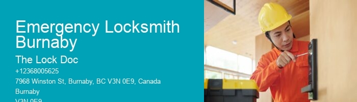 Emergency Locksmith Burnaby