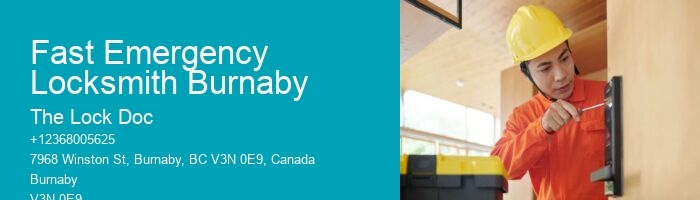 Fast Emergency Locksmith Burnaby