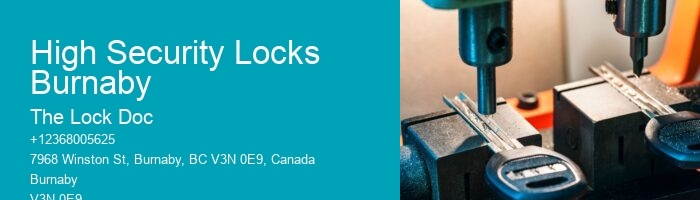 High Security Locks Burnaby