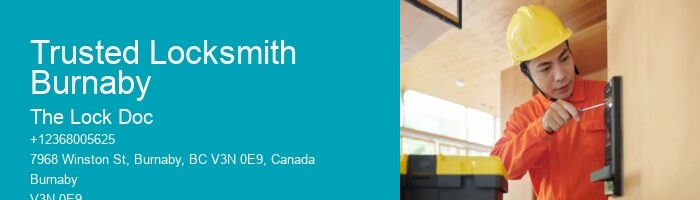 Trusted Locksmith Burnaby