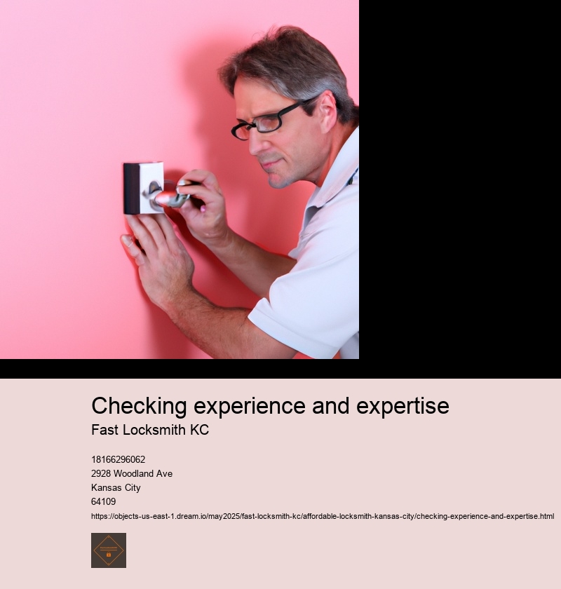 Checking experience and expertise