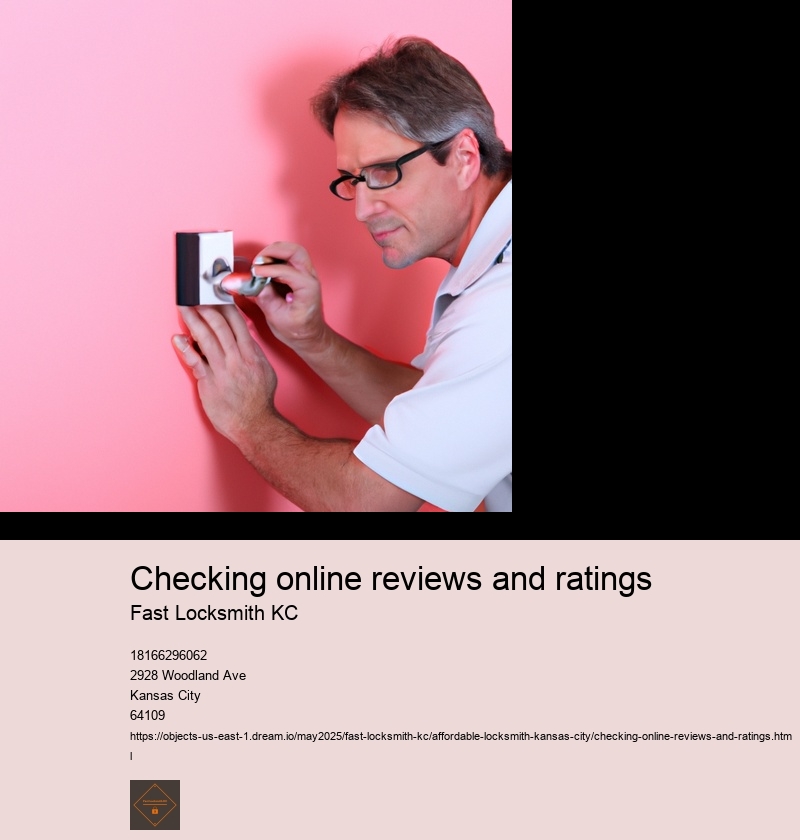 Checking online reviews and ratings