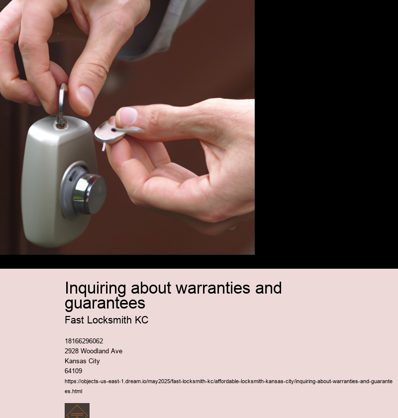 Inquiring about warranties and guarantees
