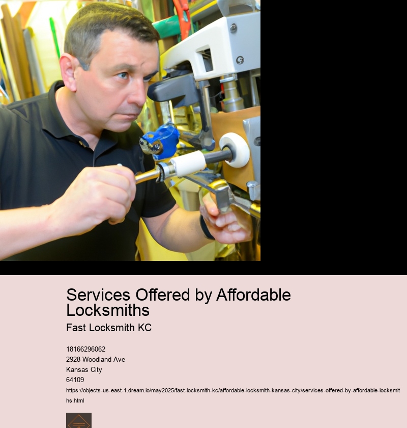 Services Offered by Affordable Locksmiths