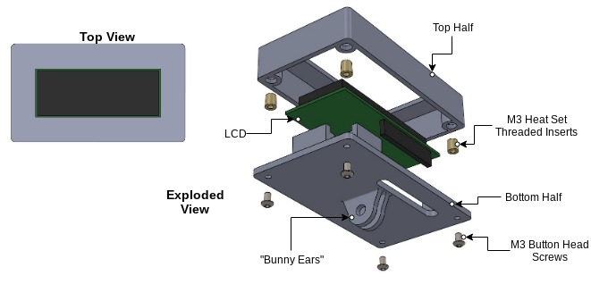 LCD Housing.