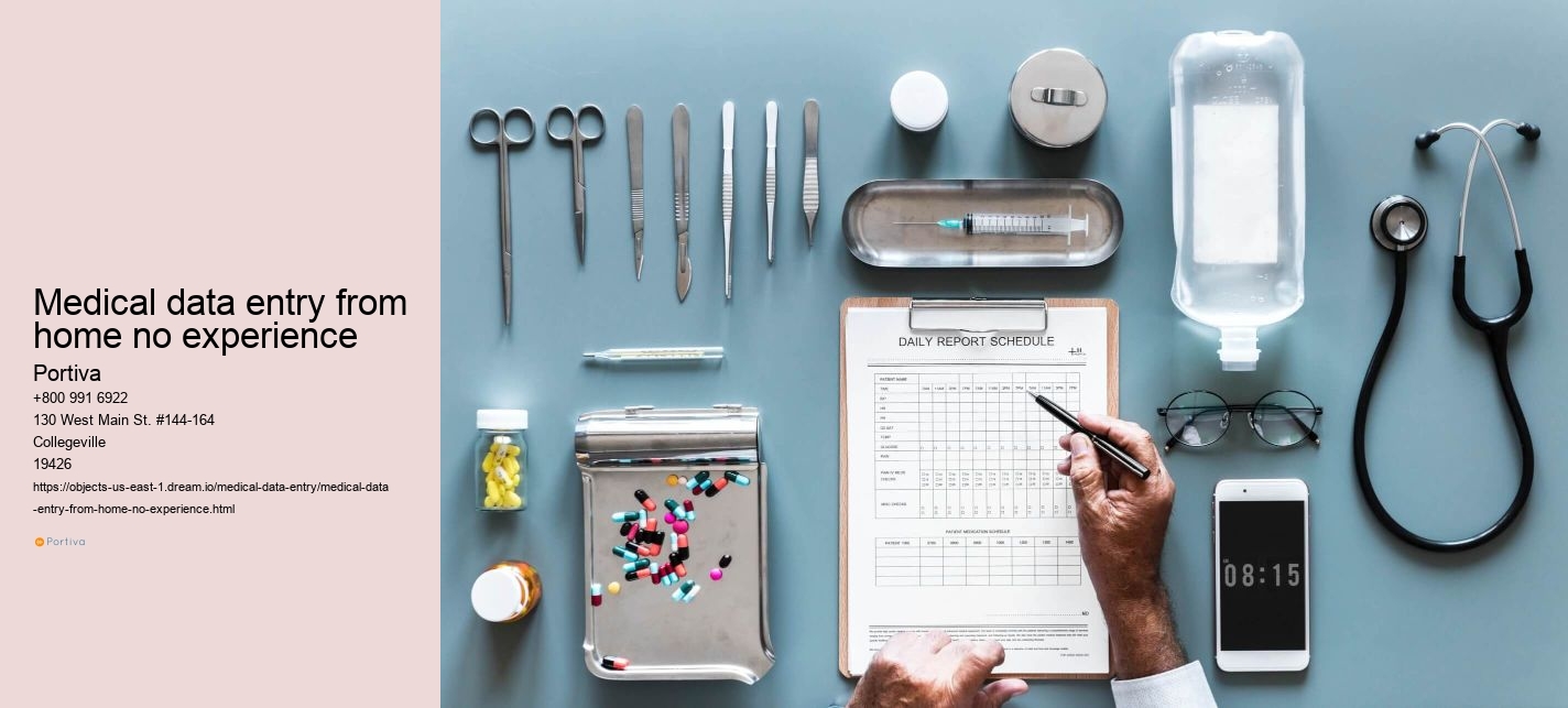 medical data entry from home no experience
