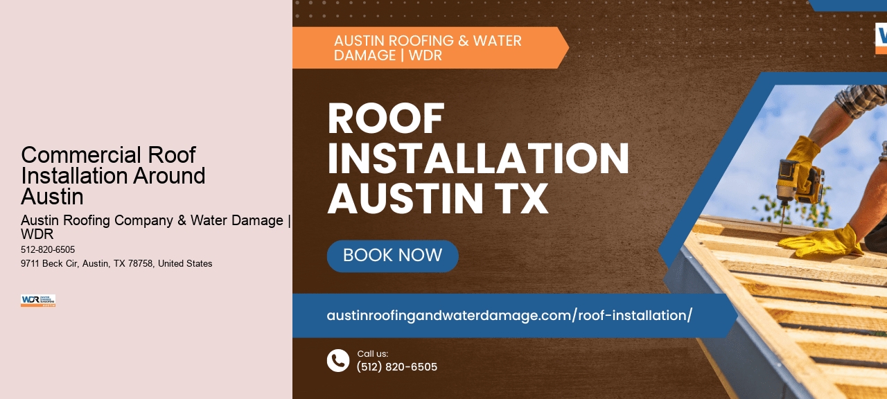 Commercial Roof Installation Around Austin