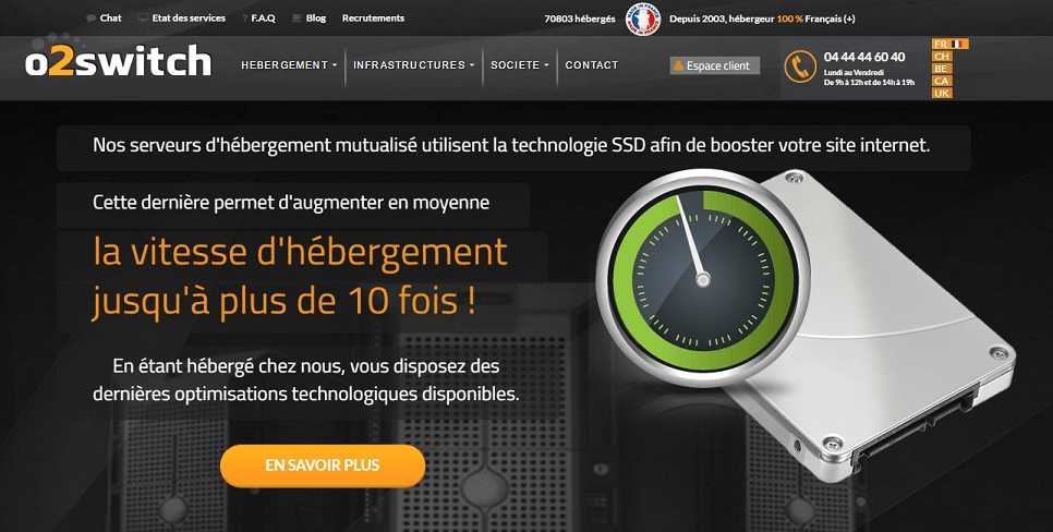 comment garder la main sur o2switch super admin