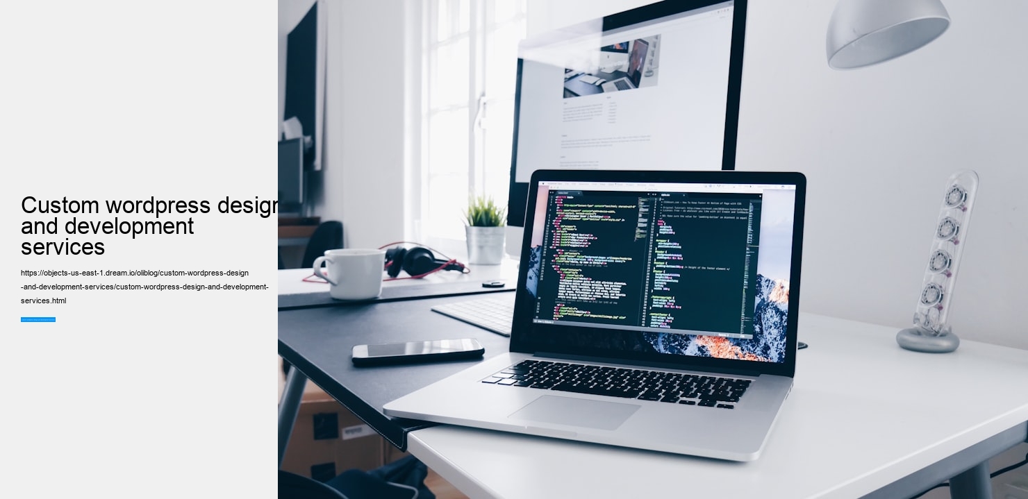 custom wordpress design and development services