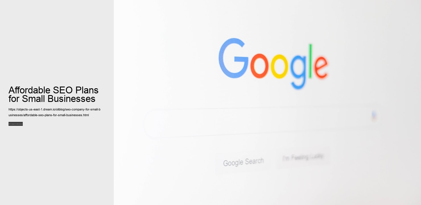 Affordable SEO Plans for Small Businesses