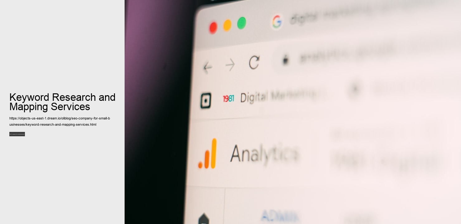 Keyword Research and Mapping Services
