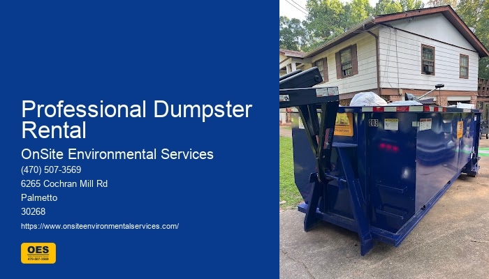 Dumpster Pricing