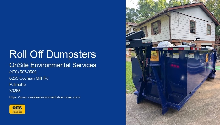Residential Dumpster Services Near Me