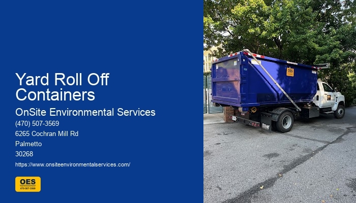 Roll Off Dumpster Rental