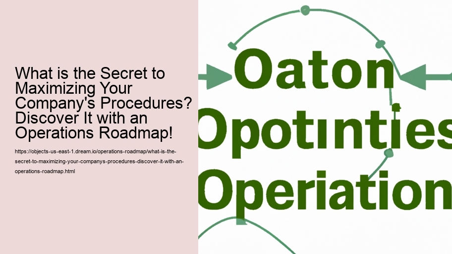 What is the Secret to Maximizing Your Company's Procedures? Discover It with an Operations Roadmap!