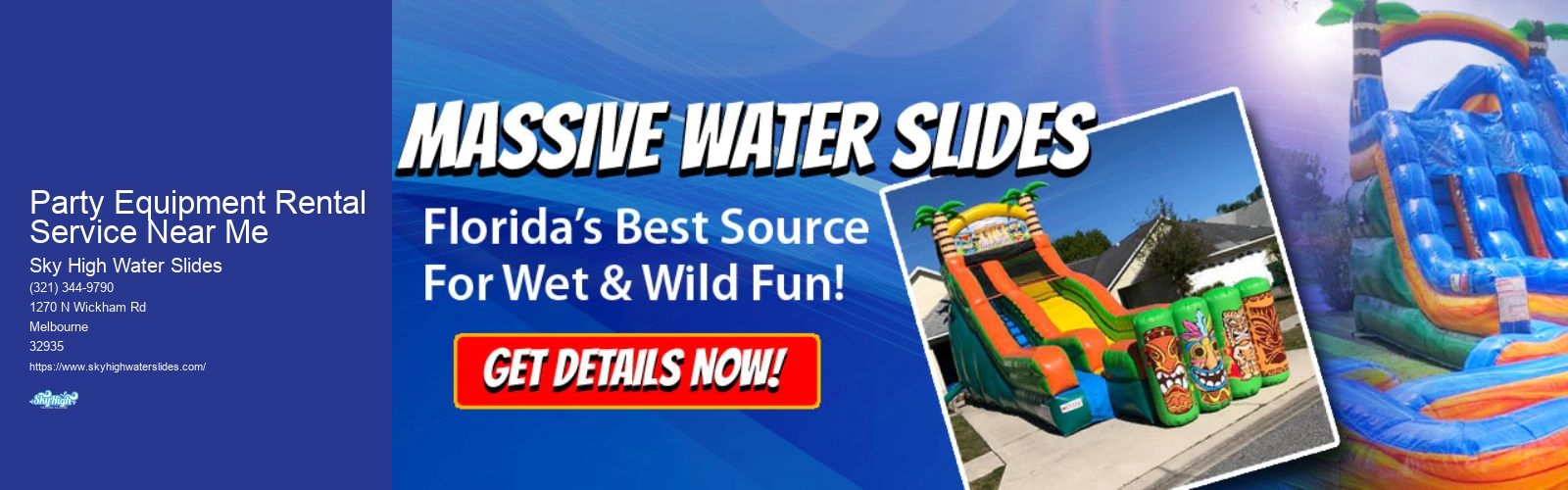 Party Equipment Rental Service Near Me
