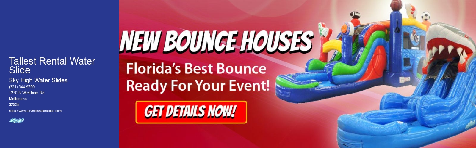 Tallest Rental Water Slide
