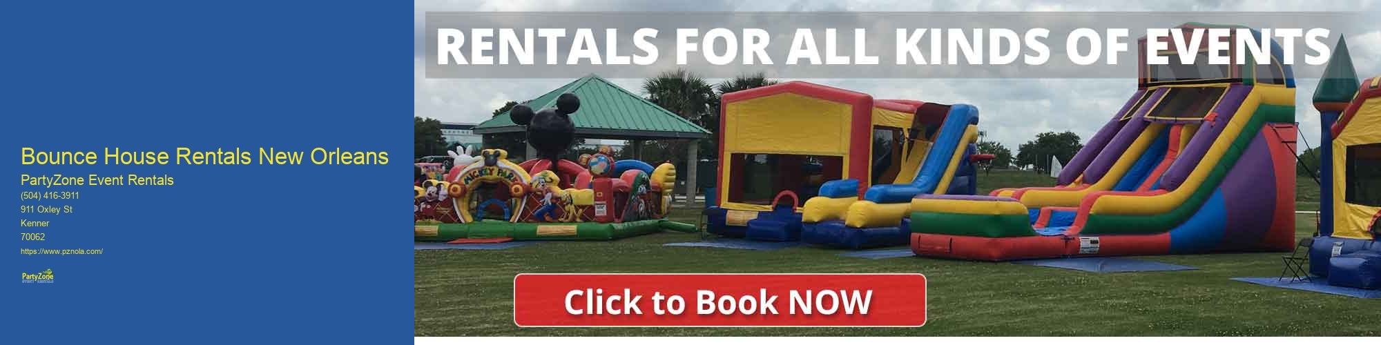 Bounce House Rentals New Orleans PartyZone Event Rentals Bounce House Rentals New Orleans