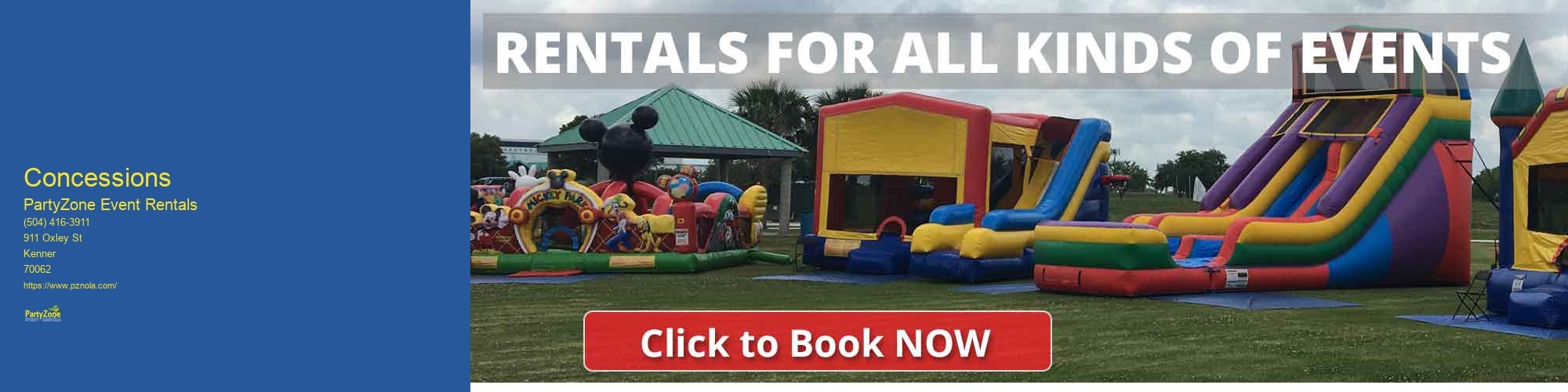 Concessions PartyZone Event Rentals Concessions