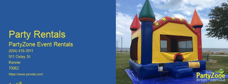 Party Zone Entertainment & Rentals