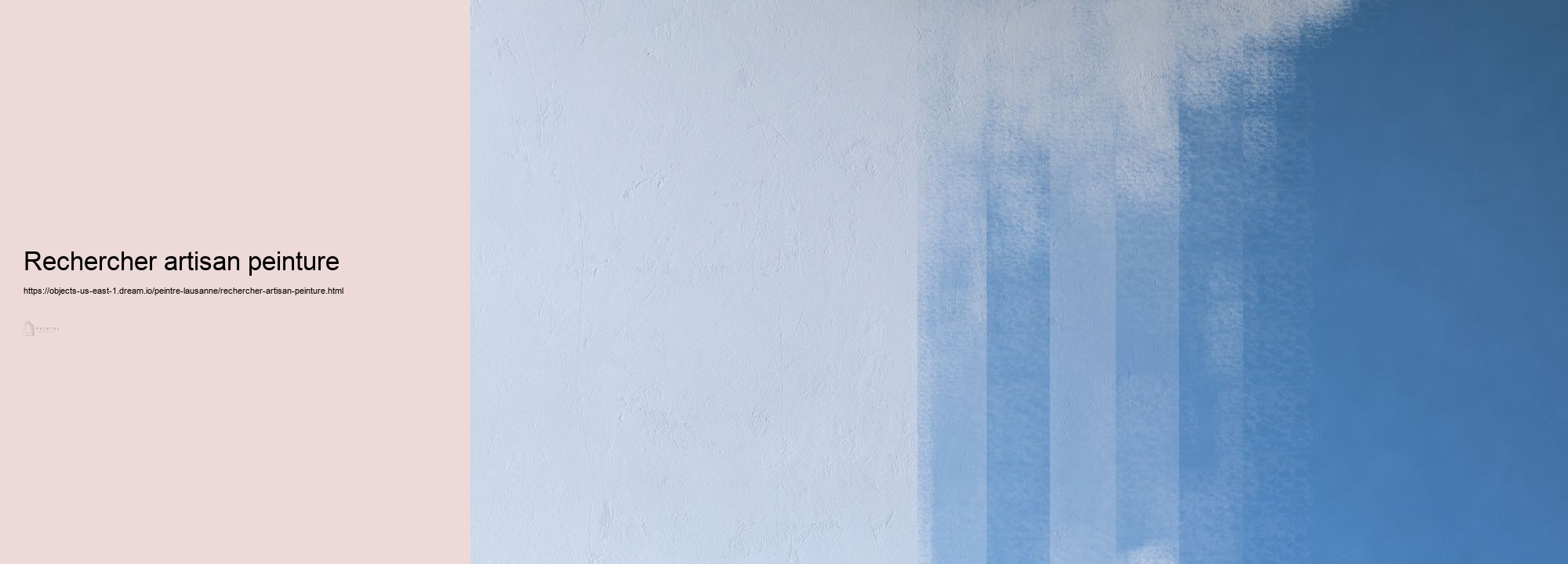 rechercher artisan peinture