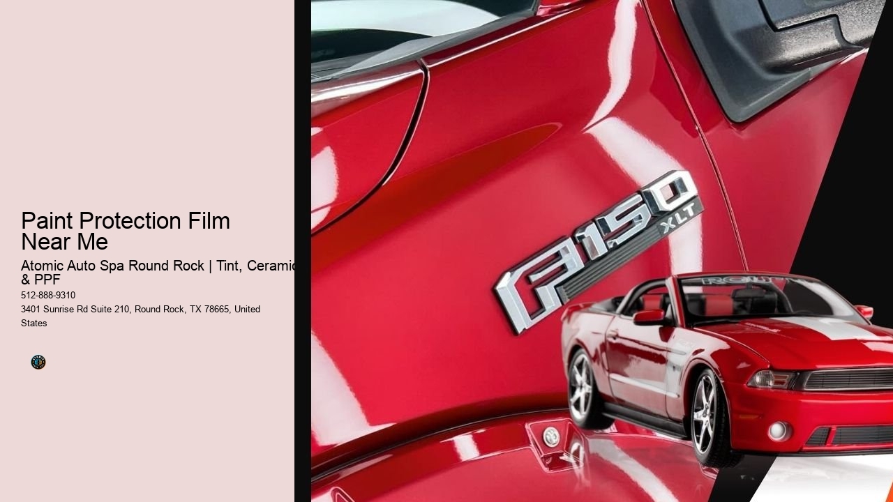 Paint Protection Film Near Me