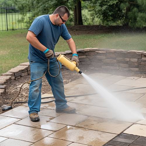 Pressure Washing A Deck