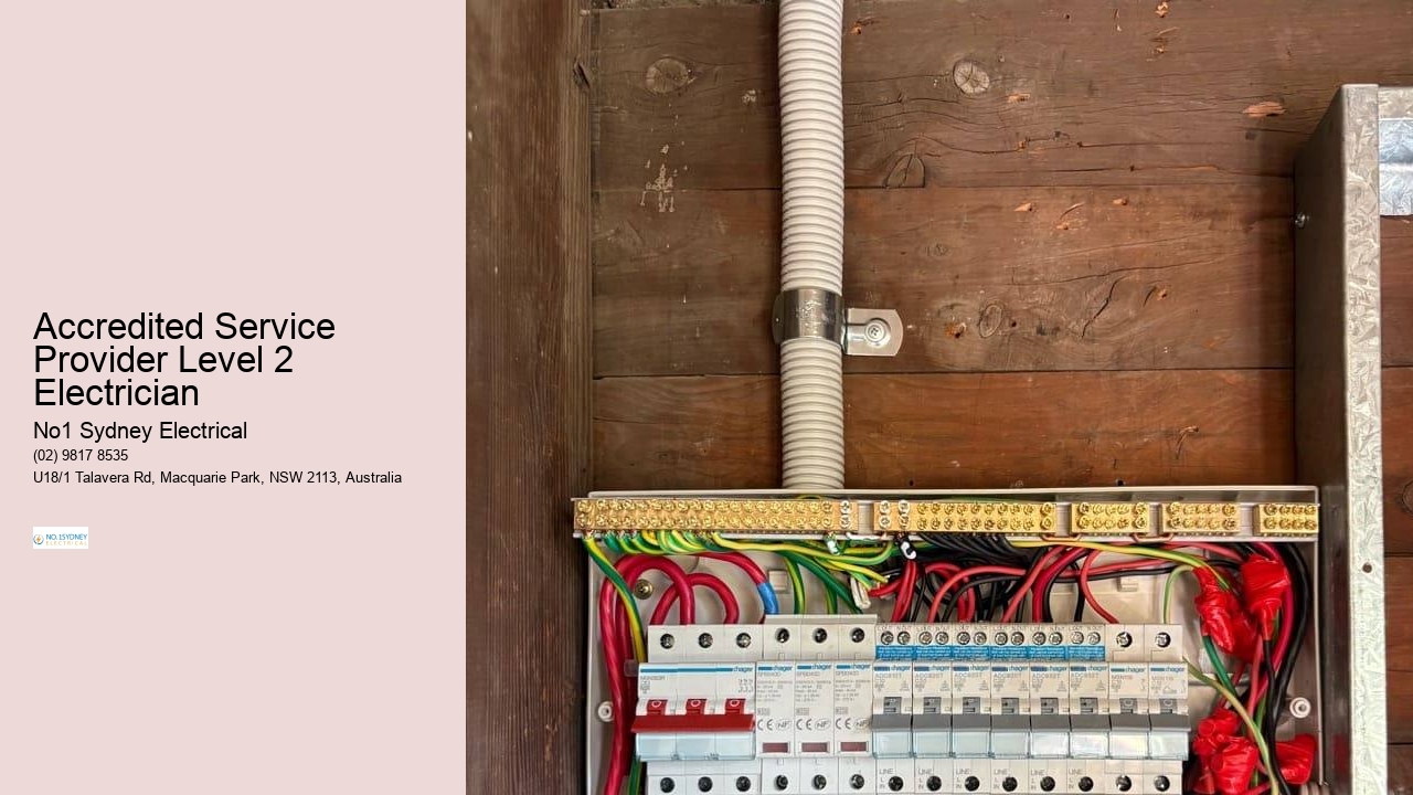 Accredited Service Provider Level 2 Electrician
