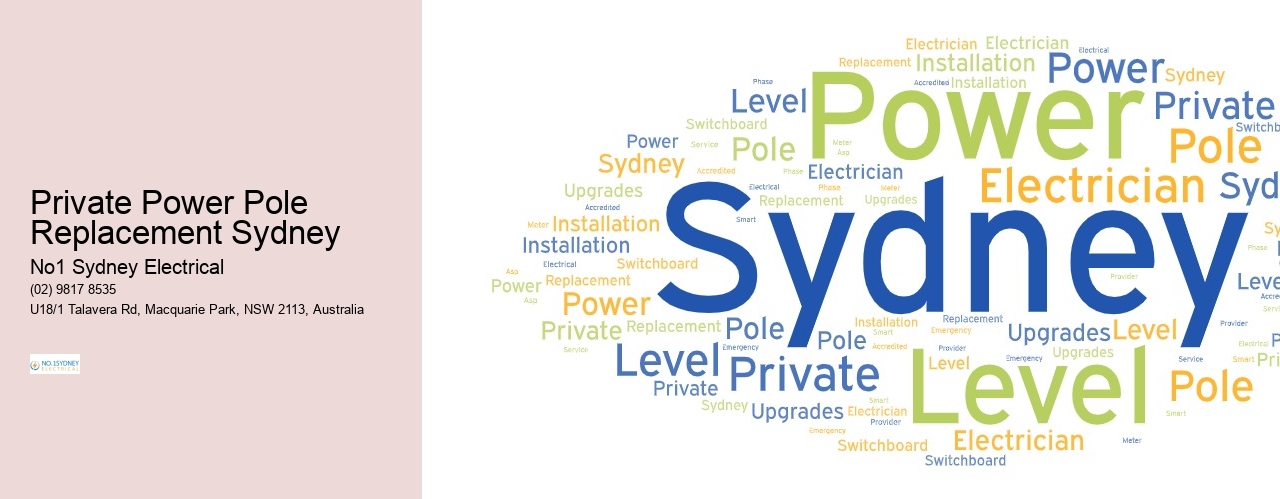 Private Power Pole Replacement Sydney
