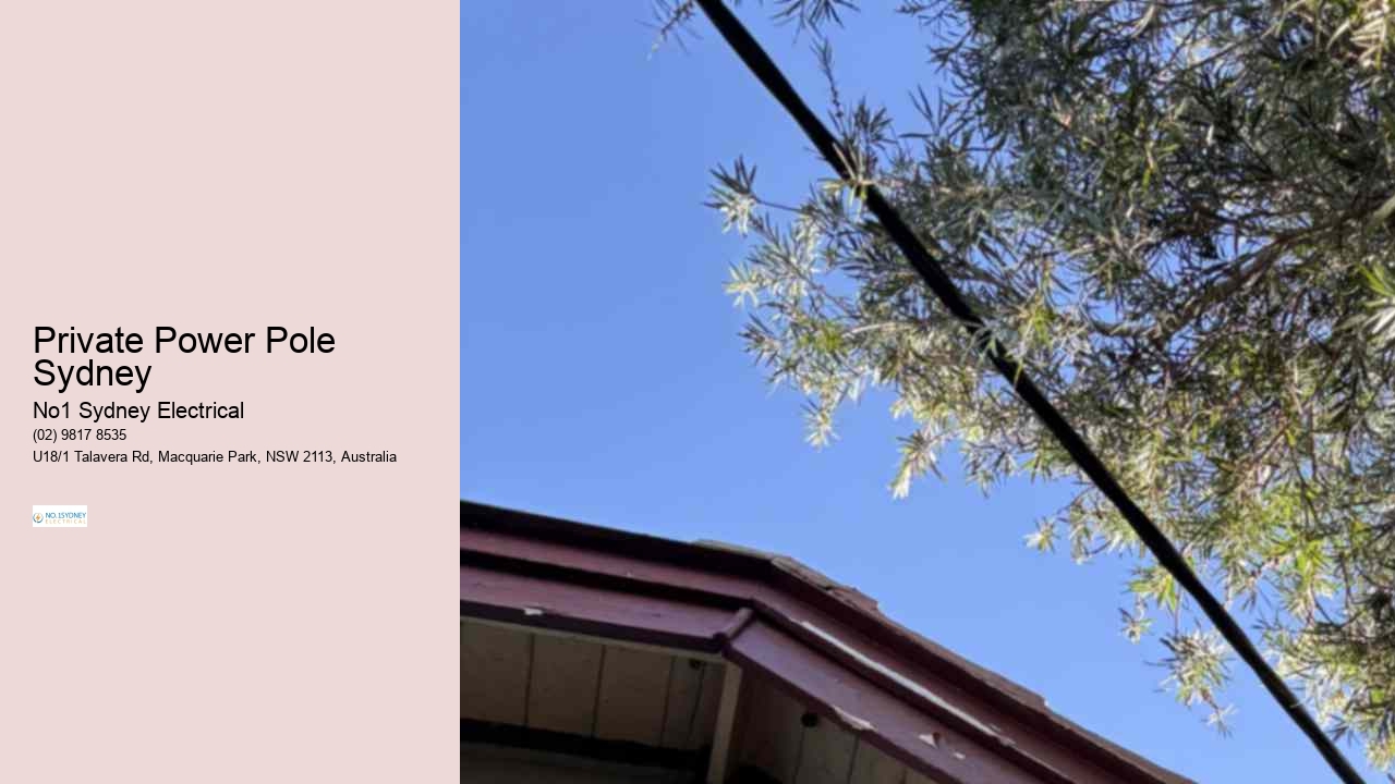 Private Power Pole Sydney