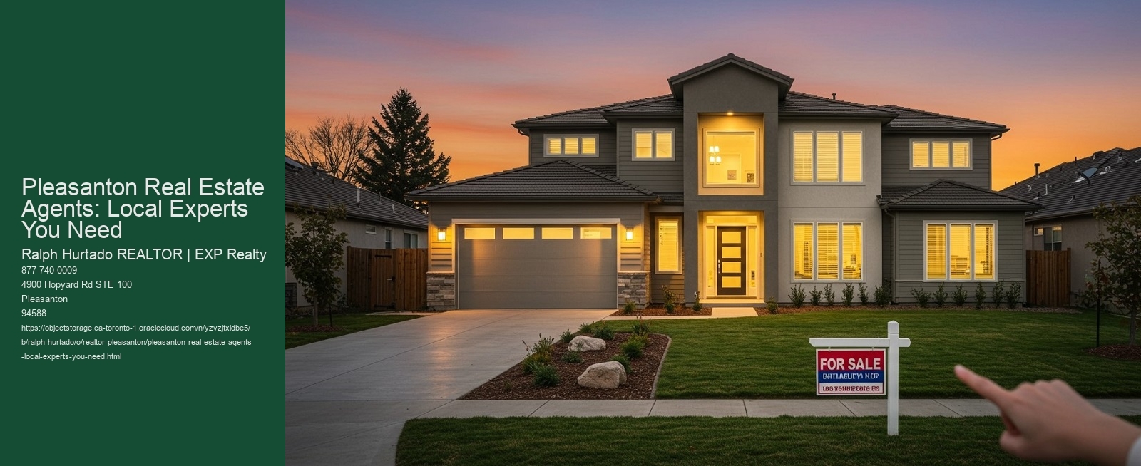 Pleasanton Real Estate Agents: Local Experts You Need