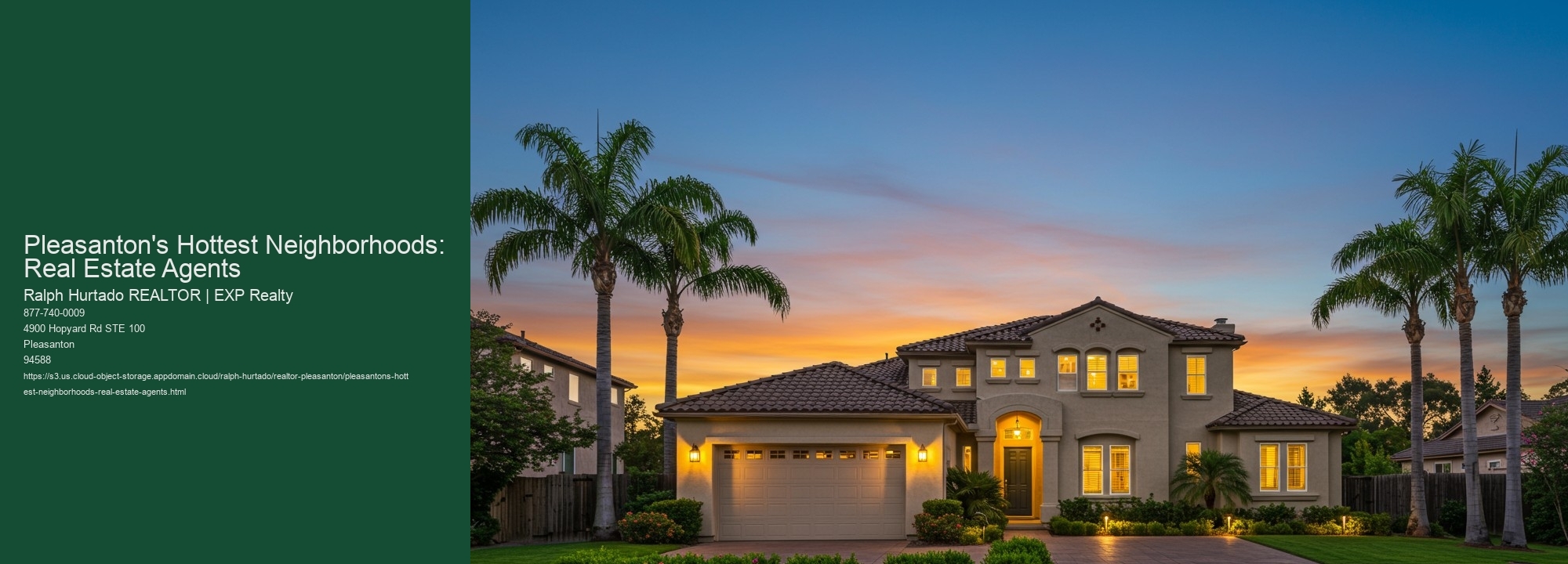 Pleasanton's Hottest Neighborhoods: Real Estate Agents
