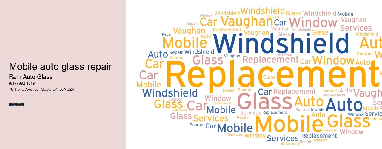 Mobile auto glass repair