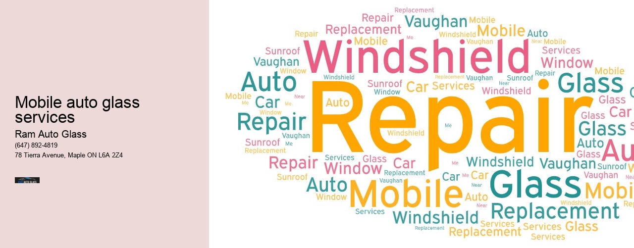 Mobile auto glass services