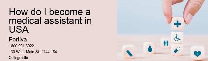 How do I become a medical assistant in USA