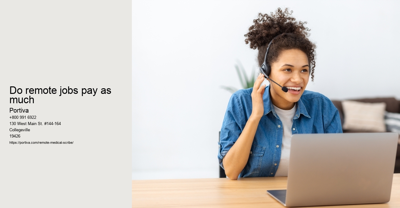 Do remote jobs pay as much