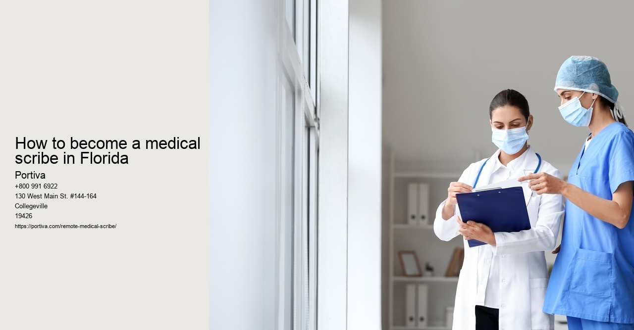 how to become a medical scribe in Florida